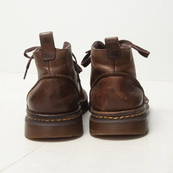 Dr. Martens Reed Boots Mens Size 13 Brown Leather Lace Up Chukka - Picture 5 of 15